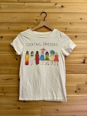 Unfortunate Portraits XS Cocktail Dresses Crewneck Cotton Graphic T Shirt